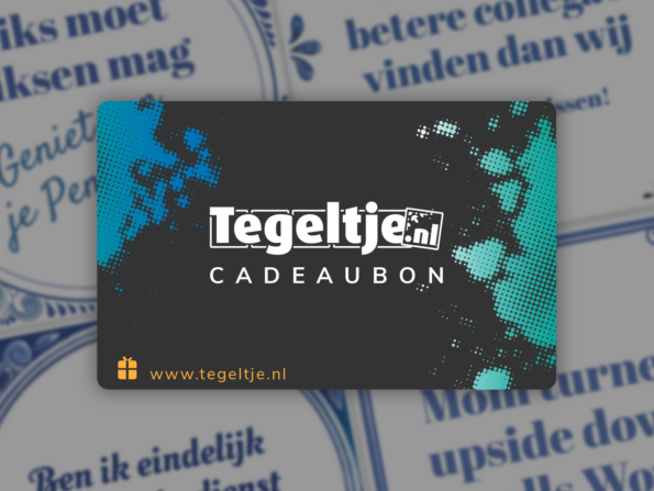 Tegeltje.nl Cadeaubon